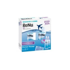 Renu MPS Flight Pack – Solution Pour Lentilles Multifonctions – 2×60 Ml + Zip-bag