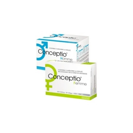 Pack Conceptio Femme (30 Gélules – 30 Capsules) Et Conceptio Homme (30 Sachets – 90 Capsules) 1 Pack Conceptio Femme (30 Gélules – 30 Capsules) Et Conceptio Homme (30 Sachets – 90 Capsules)