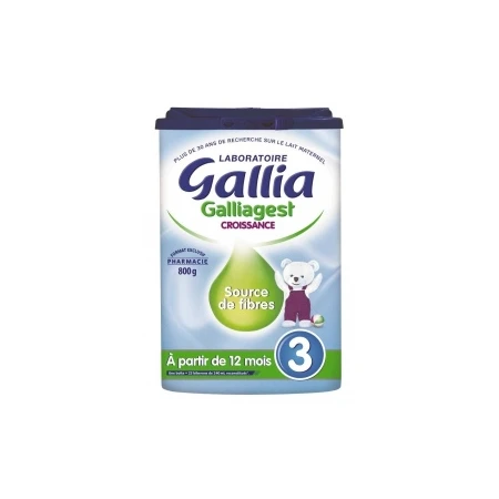 Lait Galliagest Croissance 3ème âge – 800 G 1 Lait Galliagest Croissance 3ème âge – 800 G