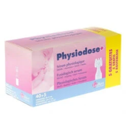 Sérum Physiologique Stérile – 40 Unidoses De 5 Ml + 5 GRATUITES