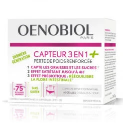 Capteur 3 En 1 – Perte De Poids Renforcée – 60 Gélules