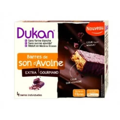 Barres De Son D’Avoine Enrobées De Chocolat – 4 Sachets De 30 G