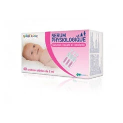 Sérum Physiologique – 40 Unidoses De 5 Ml
