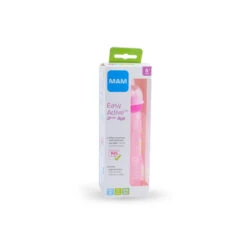 Biberon 2ème âge Rose Tétine Débit X – 330 Ml