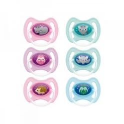 Anneau Nuit Sucettes Anatomiques Silicone 6 Mois Et + – 2 Unités