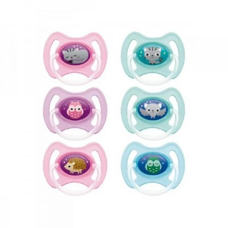 Anneau Nuit Sucettes Anatomiques Silicone 6 Mois Et + – 2 Unités 1 Anneau Nuit Sucettes Anatomiques Silicone 6 Mois Et + – 2 Unités